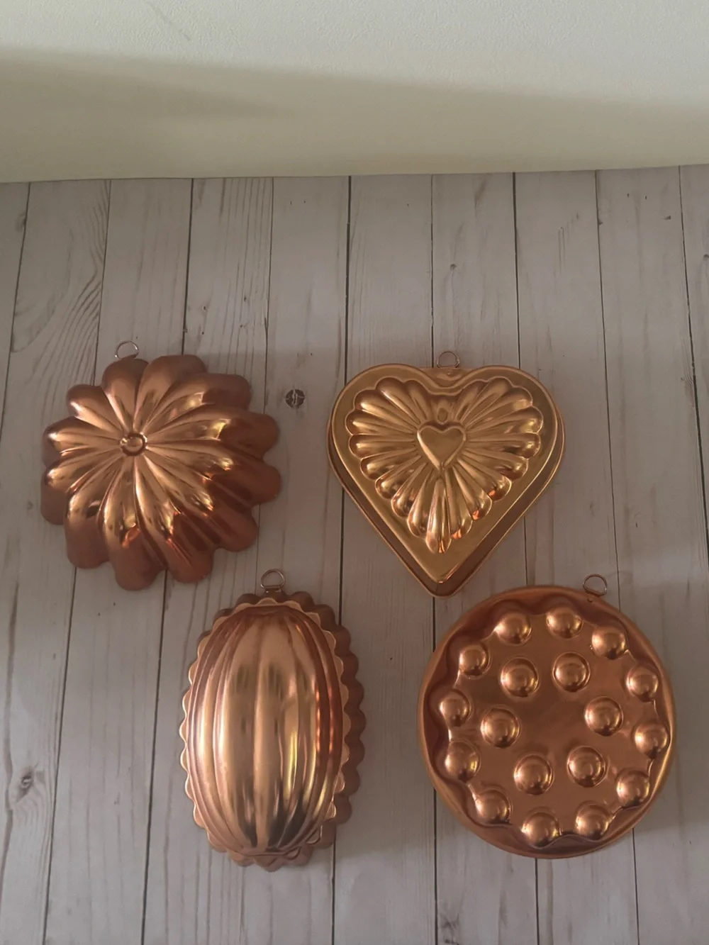 Vintage jello molds